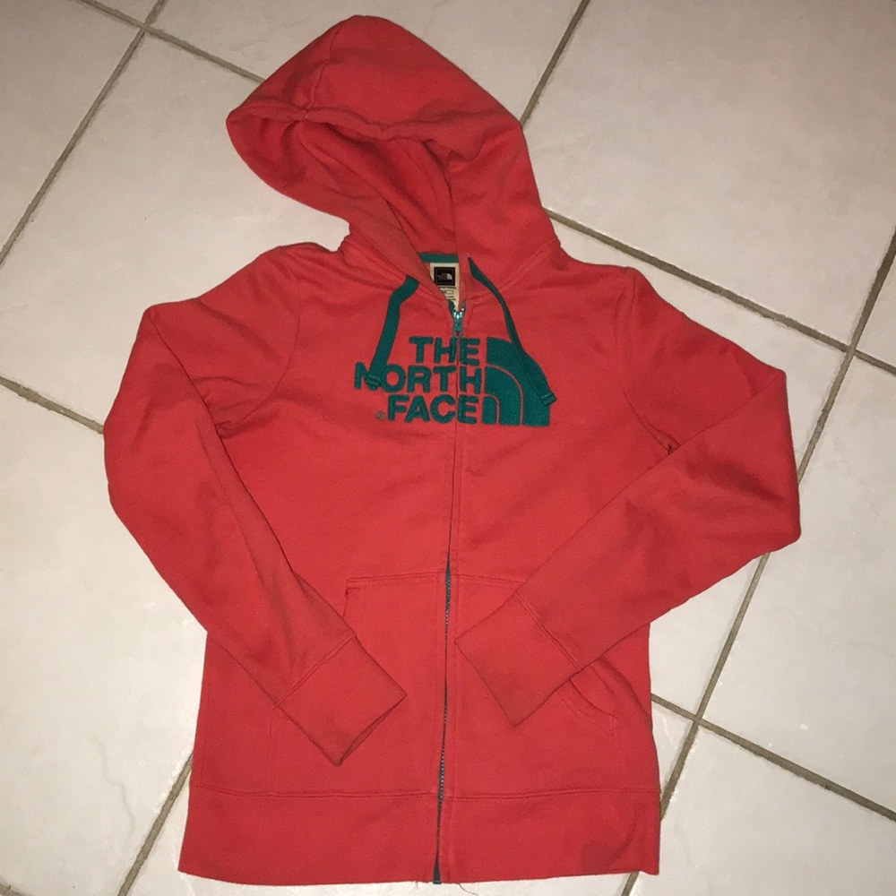 The north face zip up sweater/hoodie